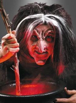 Latex Teuflische Hexenmaske