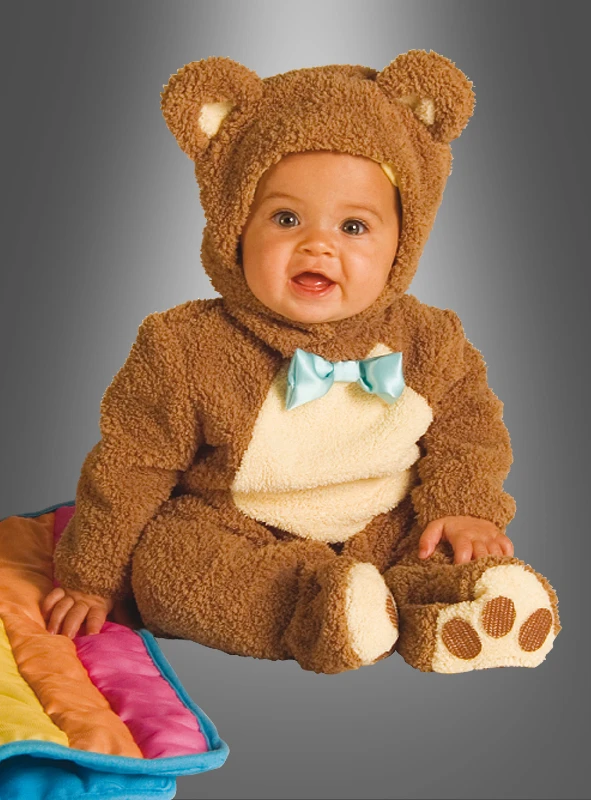 Teddybär Babykostüm Bärchen Strampelanzug 1 Teddybär Babykostüm Bärchen Strampelanzug