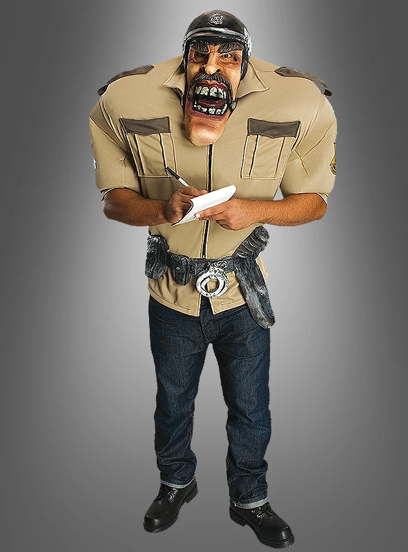 Straßenschreck U.S. Polizist Spaßkostüm 1 Straßenschreck U.S. Polizist Spaßkostüm