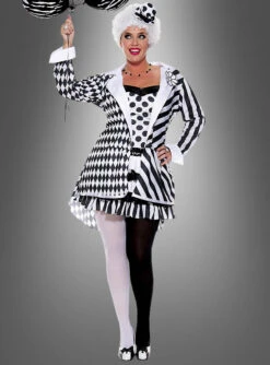 Harlekin Dame Komplettkostüm -Feiertag Party Laden 115 70639 pic4
