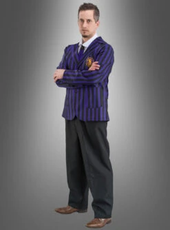 Neue Produkte 11 Wednesday Herren Schuluniform Schwarz Lila