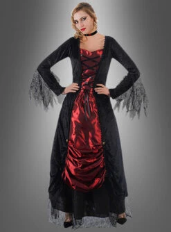 Vampirin Selina Kleid Mit Spitze