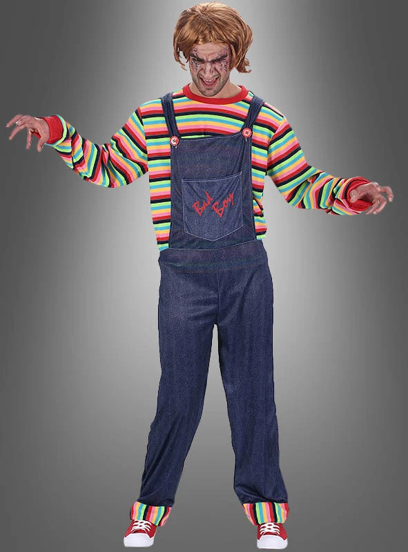 Deluxe Mörderpuppe Kostüm 2-Teiler Herren 1 Deluxe Mörderpuppe Kostüm 2-Teiler Herren