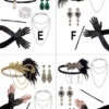 20er Charleston Accessoire Set Mit Schmuck Gold