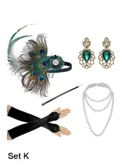 Charleston Kostümzubehör Set Gold -Feiertag Party Laden 172 975 x pic4