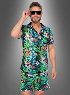 Tropisches Hawaii Set Hemd Und Shorts