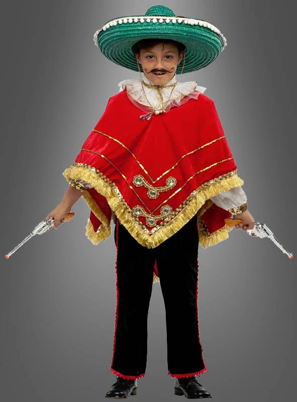 Mexikaner Kostüm Mit Revolver Für Jungen 1 Mexikaner Kostüm Mit Revolver Für Jungen