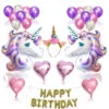 Einhorn Ballon Party Set Dekoration