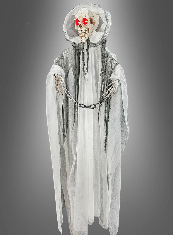 Halloween Geist Mit Leuchtenden Augen 130cm 1 Halloween Geist Mit Leuchtenden Augen 130cm