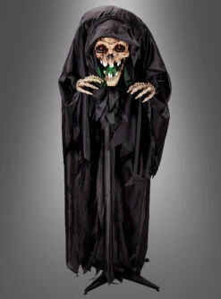 Buckeliger Reaper Skelett Figur Animatronics 160cm