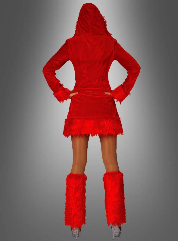 Rotes Teufelkleid Mit Stulpen 3 Rotes Teufelkleid Mit Stulpen – Bild 3