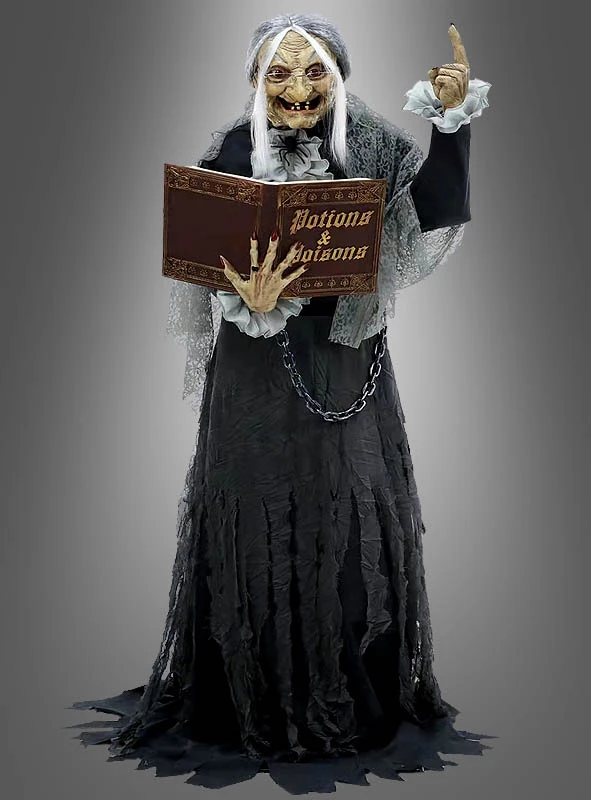 Riesige Halloween Hexe Animiert Mit Buch 1 Riesige Halloween Hexe Animiert Mit Buch