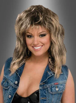 80er Jahre Groupie Perücke