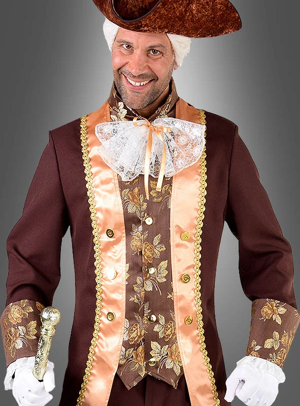 Baron Kostüm Für Herren Braun 2 Baron Kostüm Für Herren Braun – Bild 2