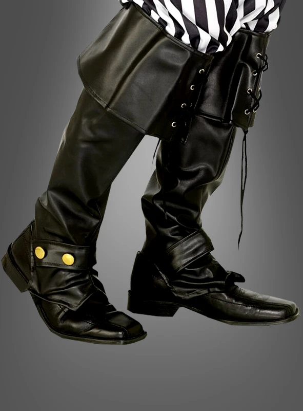 Piratenstiefel Überzieher Deluxe 1 Piratenstiefel Überzieher Deluxe