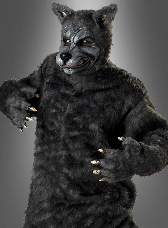 XXL Wolf Kostüm Übergröße Herren 1 XXL Wolf Kostüm Übergröße Herren