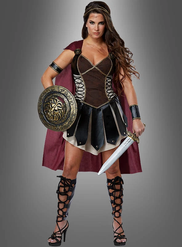 Sexy Gladiatorin Kostüm Kriegerin 1 Sexy Gladiatorin Kostüm Kriegerin