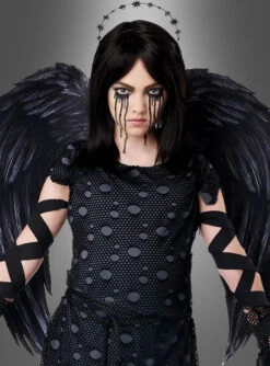 Schwarzer Engel Kostüm Für Mädchen 5 Schwarzer Engel Kostüm Für Mädchen -Feiertag Party Laden 70 3022 030 pic3