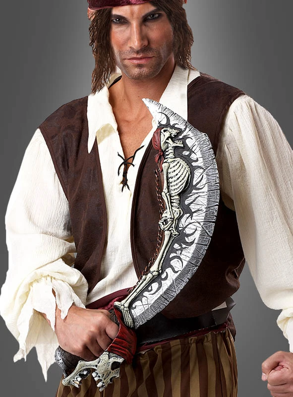 Deluxe Skelettsäbel 55cm 1 Deluxe Skelettsäbel 55cm