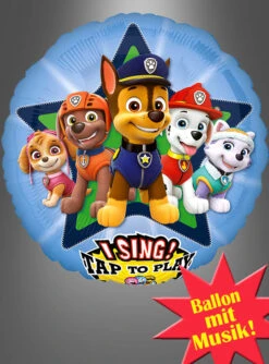 Paw Patrol Folienballon Mit Musik 71 Cm