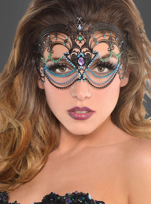 Filigrane Fantasie Augenmaske 1 Filigrane Fantasie Augenmaske