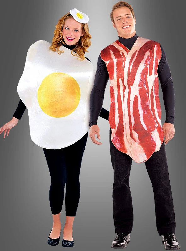 Paarkostüm Spiegelei Mit Speck (2 Kostüme) 1 Paarkostüm Spiegelei Mit Speck (2 Kostüme)