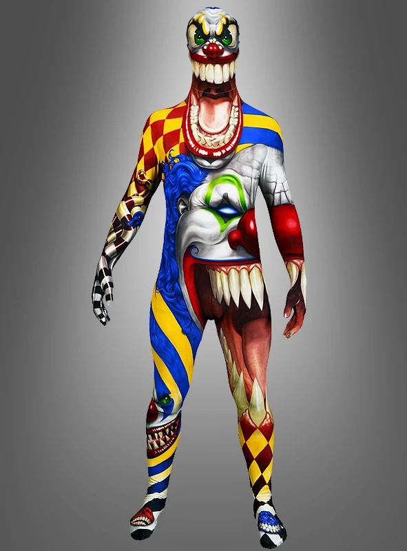 Horror Clown Morphsuit 1 Horror Clown Morphsuit
