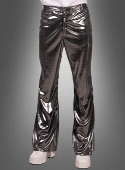 70er Jahre Glanzhose 5 70er Jahre Glanzhose -Feiertag Party Laden discohose silber 5087d7540f 3