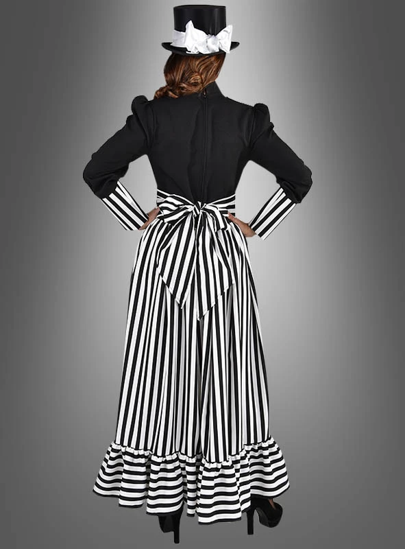 Viktorianische Dame Elisa Schwarz Weiß 3 Viktorianische Dame Elisa Schwarz Weiß – Bild 3