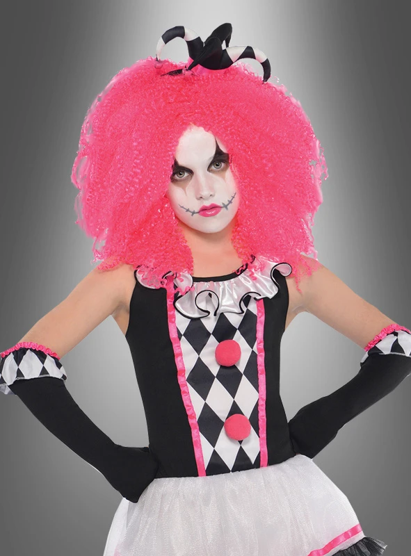 Pinky Clown Harlekin Kinderkostüm 2 Pinky Clown Harlekin Kinderkostüm – Bild 2