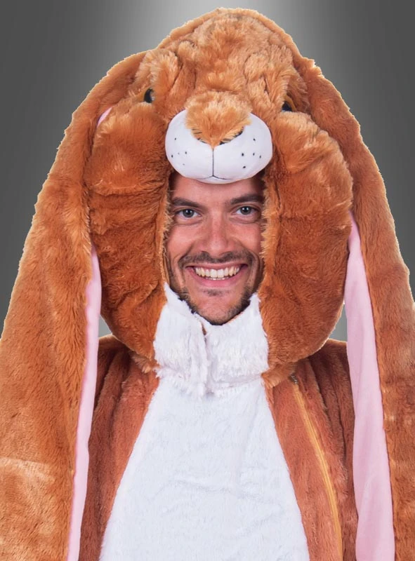 Plüschmaske Langohrhase Und Schwanz 2 Plüschmaske Langohrhase Und Schwanz – Bild 2