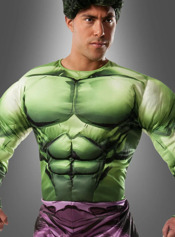 Hulk Kostüm Mit Perücke Erwachsene 2 Hulk Kostüm Mit Perücke Erwachsene – Bild 2