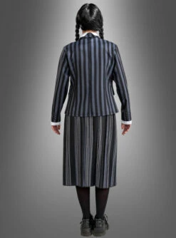 Wednesday Damen Schuluniform Schwarz Grau 5 Wednesday Damen Schuluniform Schwarz Grau -Feiertag Party Laden nevermore academy schuluniform wednesday schwarz grau b61279fea7 3