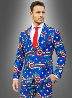 Deluxe Captain America OppoSuit Anzug -Feiertag Party Laden opposuits anzug captain america 17323996a5 3
