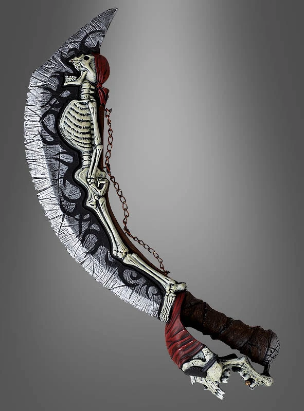 Deluxe Skelettsäbel 55cm 2 Deluxe Skelettsäbel 55cm – Bild 2